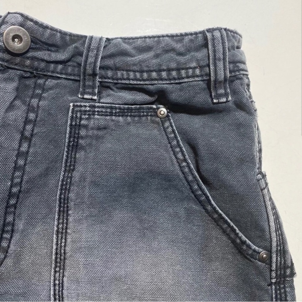 FREE PEOPLE Washed Black Get Far Cut Off Shorts Size 4 Micro - Picture 5 of 8